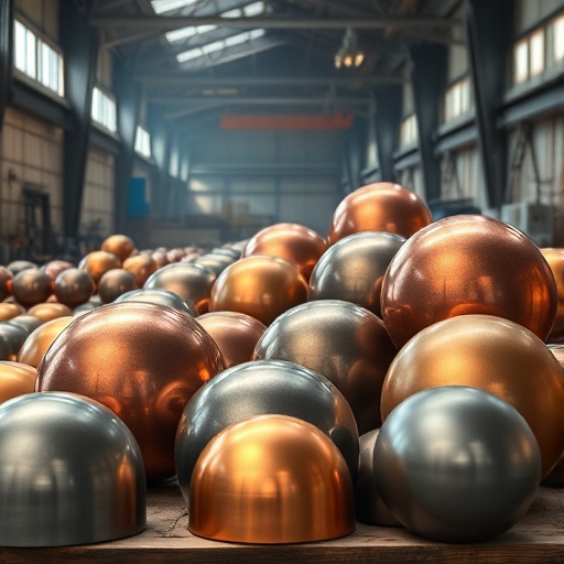 stamping spheres mild steel spinning hemispheres aluminum